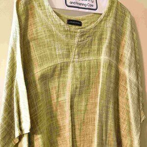 Italian Womens Linen top xxlg Transparente aka New Collection